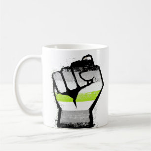 Caneca De Café Punho Orgulho Agênero