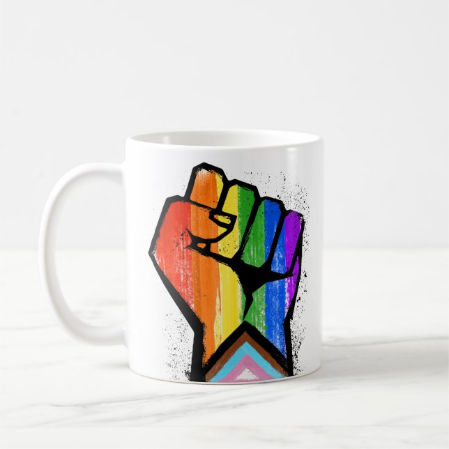 Caneca De Café Punho Orgulho Progresso (Esquerda)