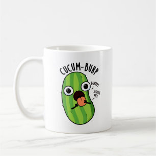 Caneca De Café Punição de pepino Cucum-burp engraçada
