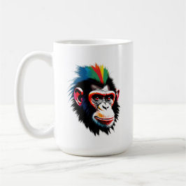 Caneca De Café Punk Chimp