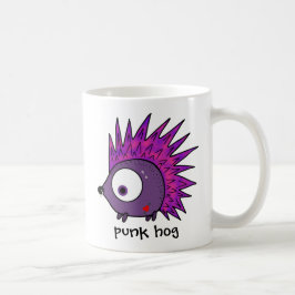 Caneca De Café Punk o ouriço