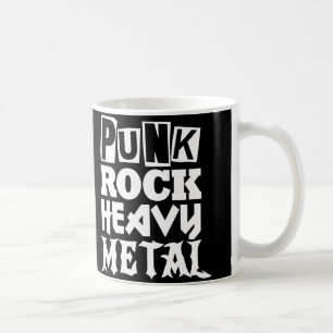 Caneca De Café Punk Rock Heavy Metal Mug