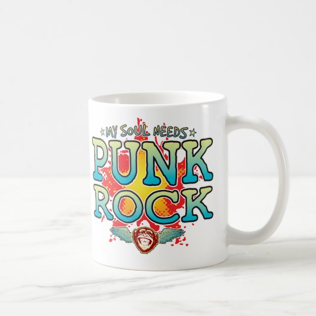 Caneca De Café Punk Rock Soul Mug (Direita)