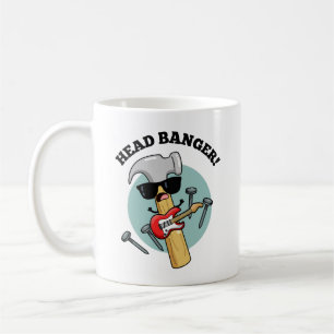Caneca De Café Puns Engraçados de Música para Quem Balança a Cabe