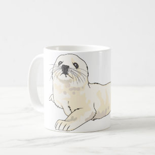 Caneca De Café Pup do selo do Harp
