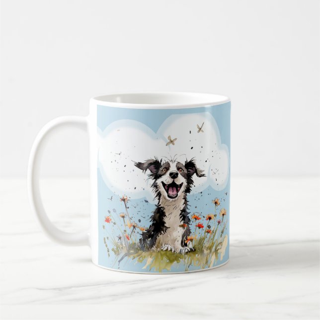 Caneca De Café Pup Feliz (Esquerda)