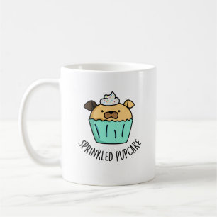 Caneca De Café Pupcake em sprinkle Puppy Cupcake Pun