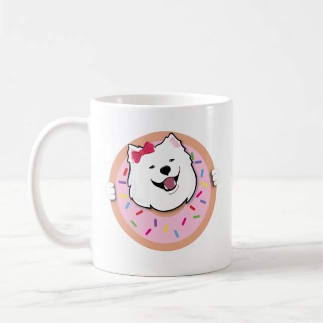 Caneca De Café Puppete numa rosquinha! (Esquerda)