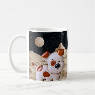 Caneca De Café Puppy cósmico