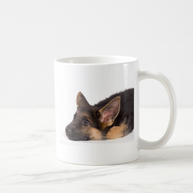 Caneca De Café puppy german sheperd (Direita)