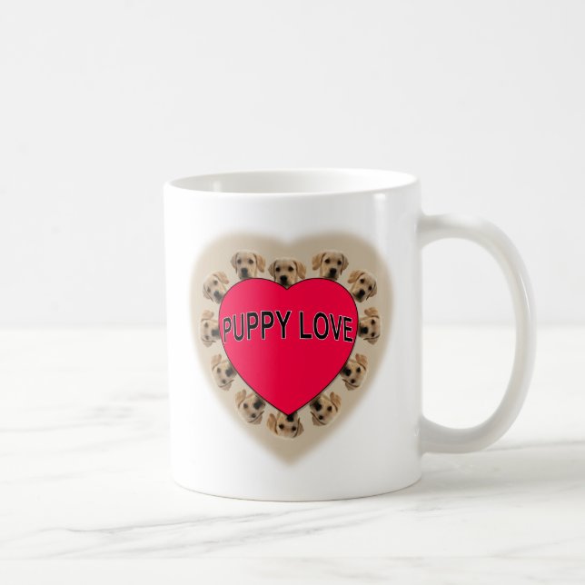 Caneca De Café Puppy Love (Direita)