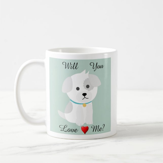 Caneca De Café Puppy Love Coffee Mug (Esquerda)
