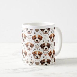 Caneca De Café Puppy Paradise: Celebração da Cutenza Canina