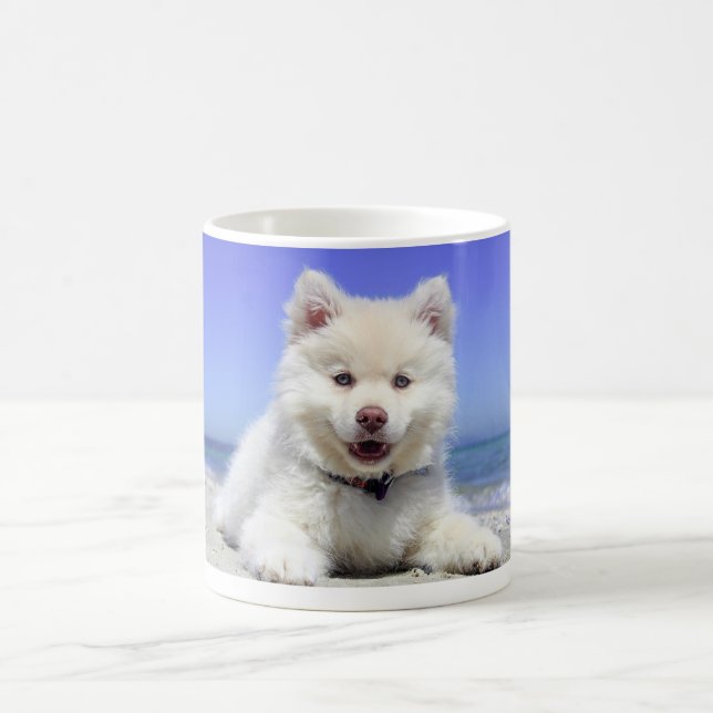 Caneca De Café Puppy White Coffee Mug (Centro)