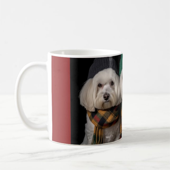 Caneca De Café Pups de Férias (Esquerda)