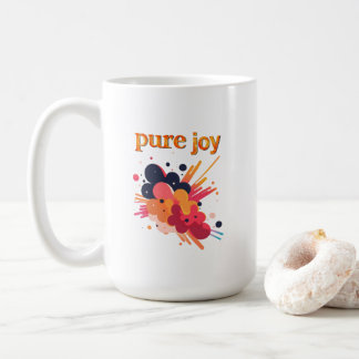 Caneca De Café "Pure Joy, pure you.” Positive Vibes Street Wear 