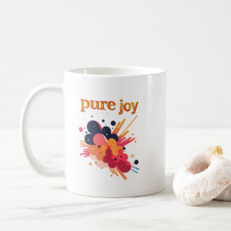 Caneca De Café "Pure Joy, pure you.” Positive Vibes Street Wear 