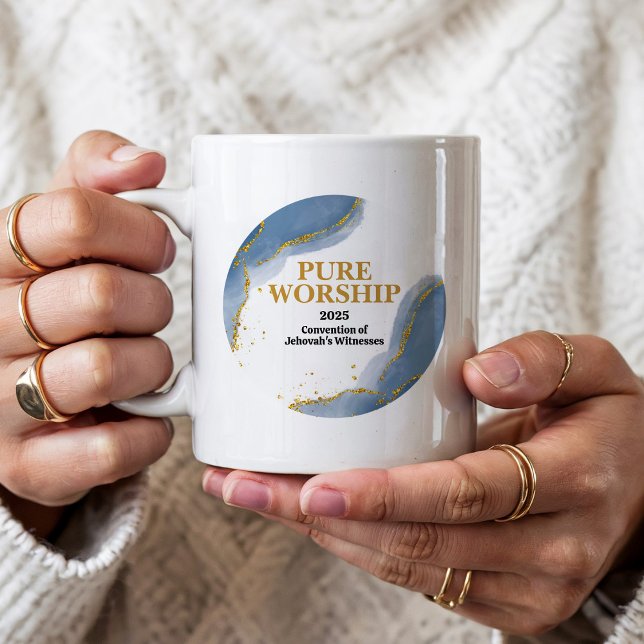 Caneca De Café Pure Worship 2025 Convention JW Gifts (Criador carregado)