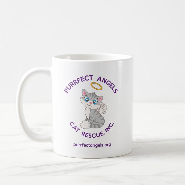 Caneca De Café Purfect Angels Cat Rescue Mug (Esquerda)