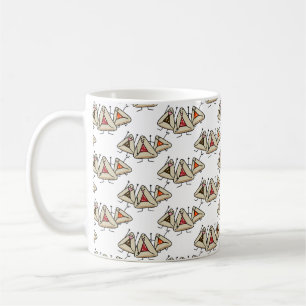 Caneca De Café Purim hamantaschen a pastelaria Sameach Oznei