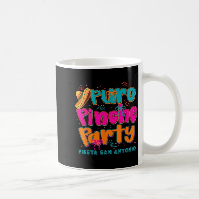 Caneca De Café Puro San Antonio Fiesta Squad Cinco De Mayo Para M (Direita)