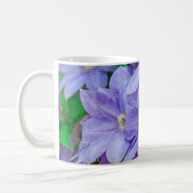 Caneca De Café Purple Clematis flower (Esquerda)