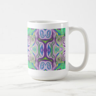 Caneca De Café Purple Green Fantasy Mug