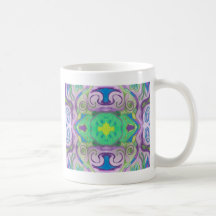 Purple Green Fantasy Mug