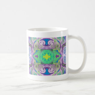 Caneca De Café Purple Green Fantasy Mug