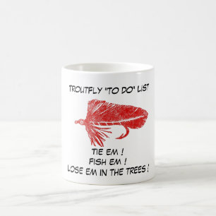 Caneca De Café "Purple Matuka - Trout Fly "To Do List"