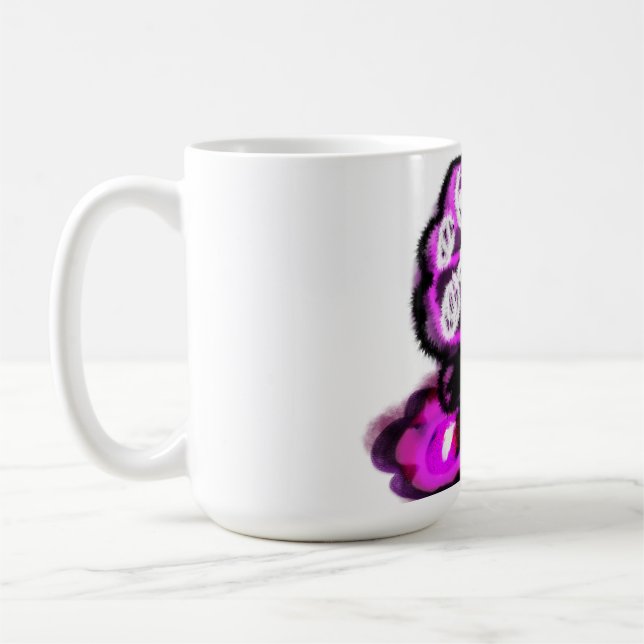 Caneca De Café Purple peacock (Esquerda)