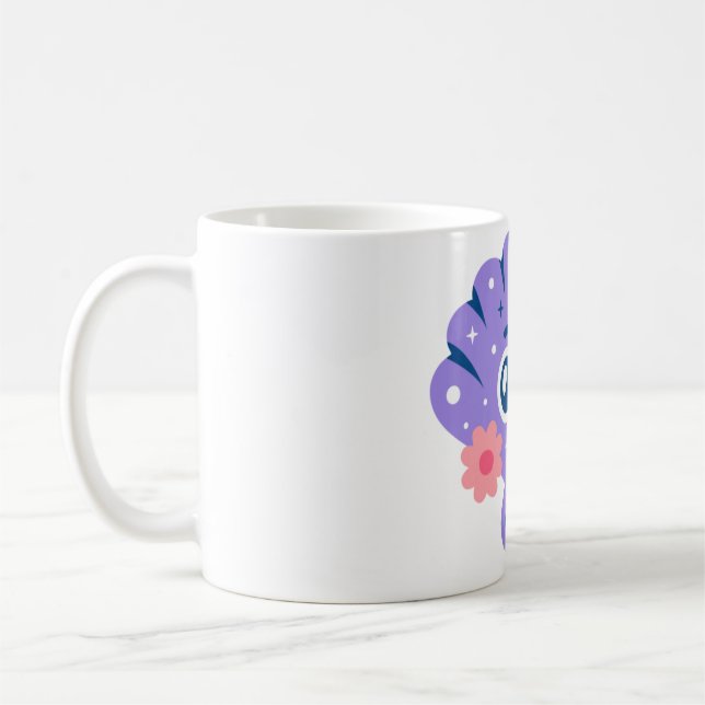 Caneca De Café Purple Seashell (Esquerda)
