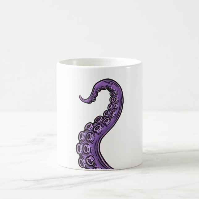 Caneca De Café Purple Tentacle (Centro)
