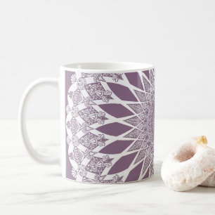 Caneca De Café Purple Wisteria Tristyns Mandala