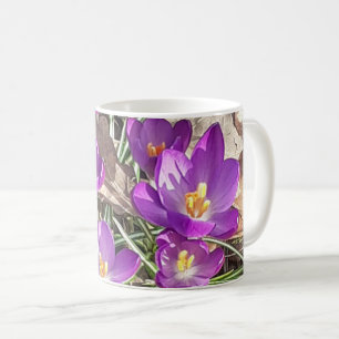Caneca De Café Púrpura Crocus Mug