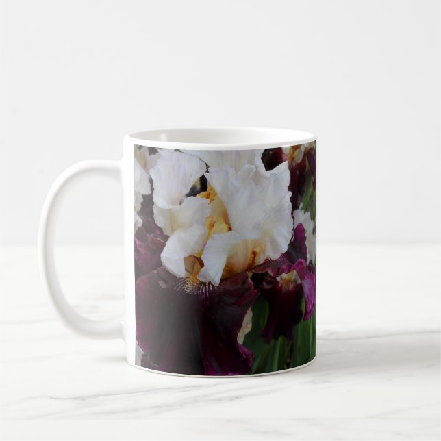 Caneca De Café Púrpura e branca Iris Mug (Esquerda)