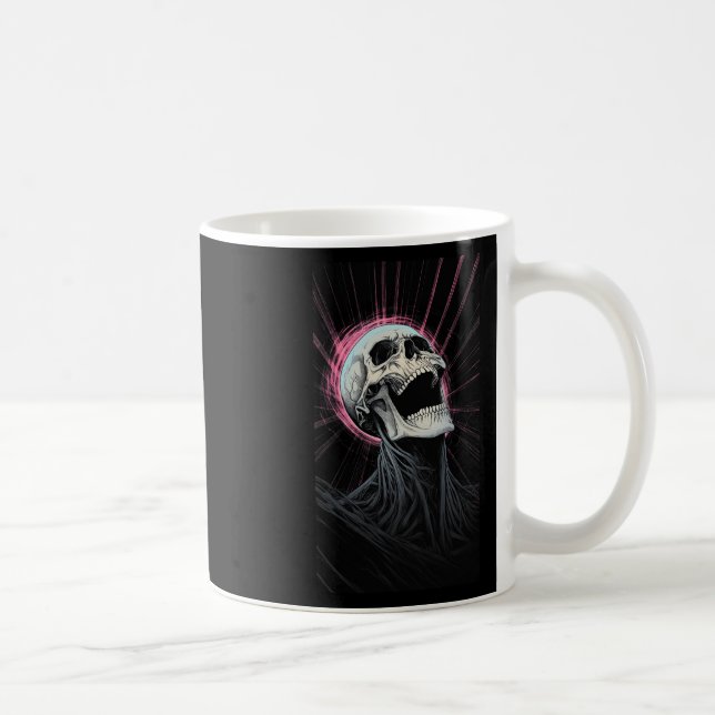 Caneca De Café Púrpura Sinal de Paz Para Amor (Direita)
