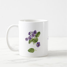 Caneca De Café Púrpura violeta cor d'água