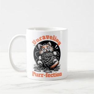 Caneca De Café Purr-fecundação: Gato Gato Gato Grito Tangido em F