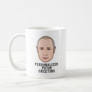 CANECA DE CAFÉ PUTIN DE VLADIMIR PERSONALIZADO