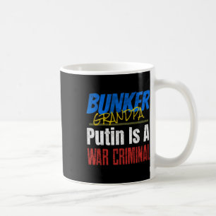 Caneca De Café Putin É Um Criminoso de Guerra Ucrânia Ucraniano
