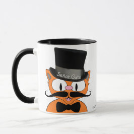 Caneca de Café "Puttin 'On The Ritz" do Señor Gato