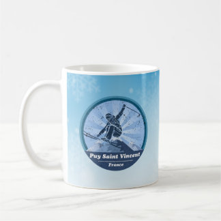 Caneca De Café Puy Saint Vincent Skieur
