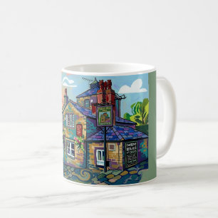 Caneca De Café Puzzle Hall Inn, Sowerby Bridge Impressão de Arte