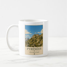 Caneca De Café Pyrénées France – Rocky's Illustrated Poster