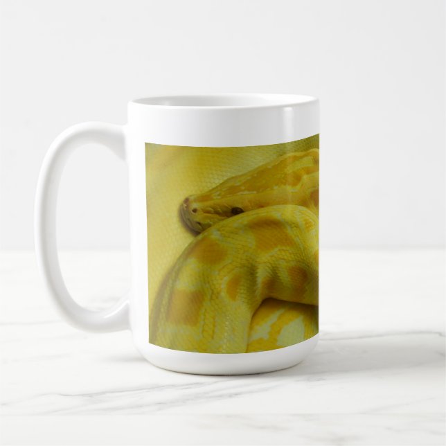 Caneca De Café Python Amarelo birmanês (Esquerda)
