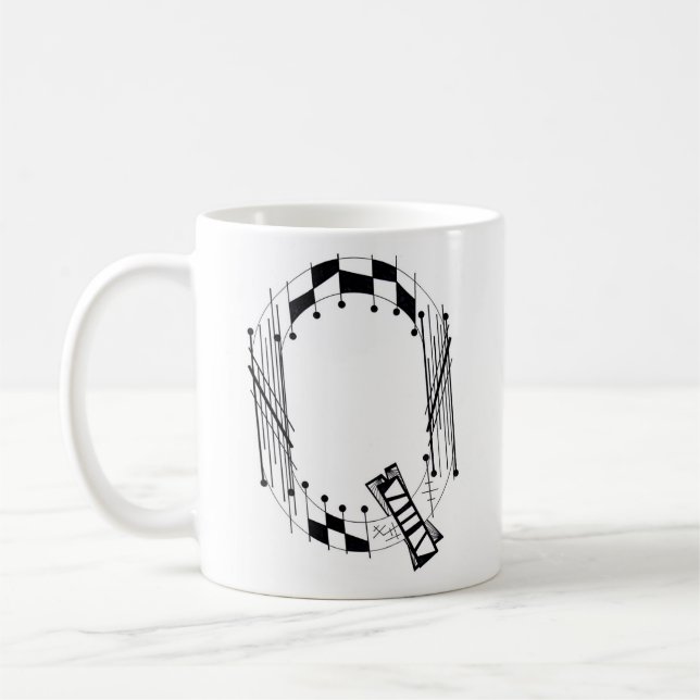 Caneca De Café "Q" Café Mug (Esquerda)