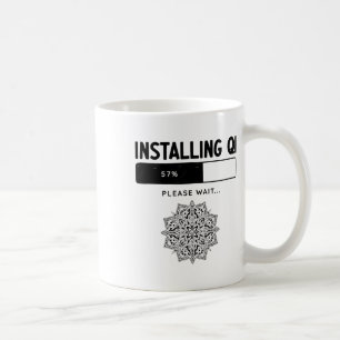 Caneca De Café Qigong Marcial Engraçado Artes Tai Chi Yoga Medita