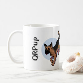 Caneca De Café QRPup Cup - Pastor Alemão