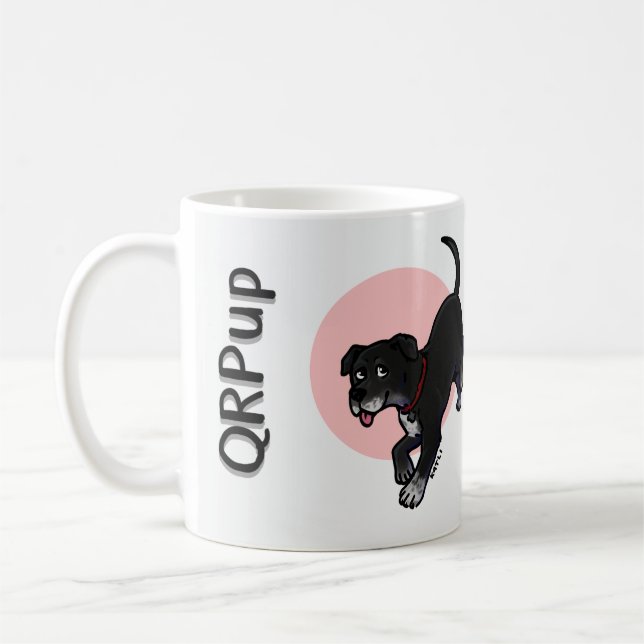 Caneca De Café QRPup Cup: Sophie (Esquerda)